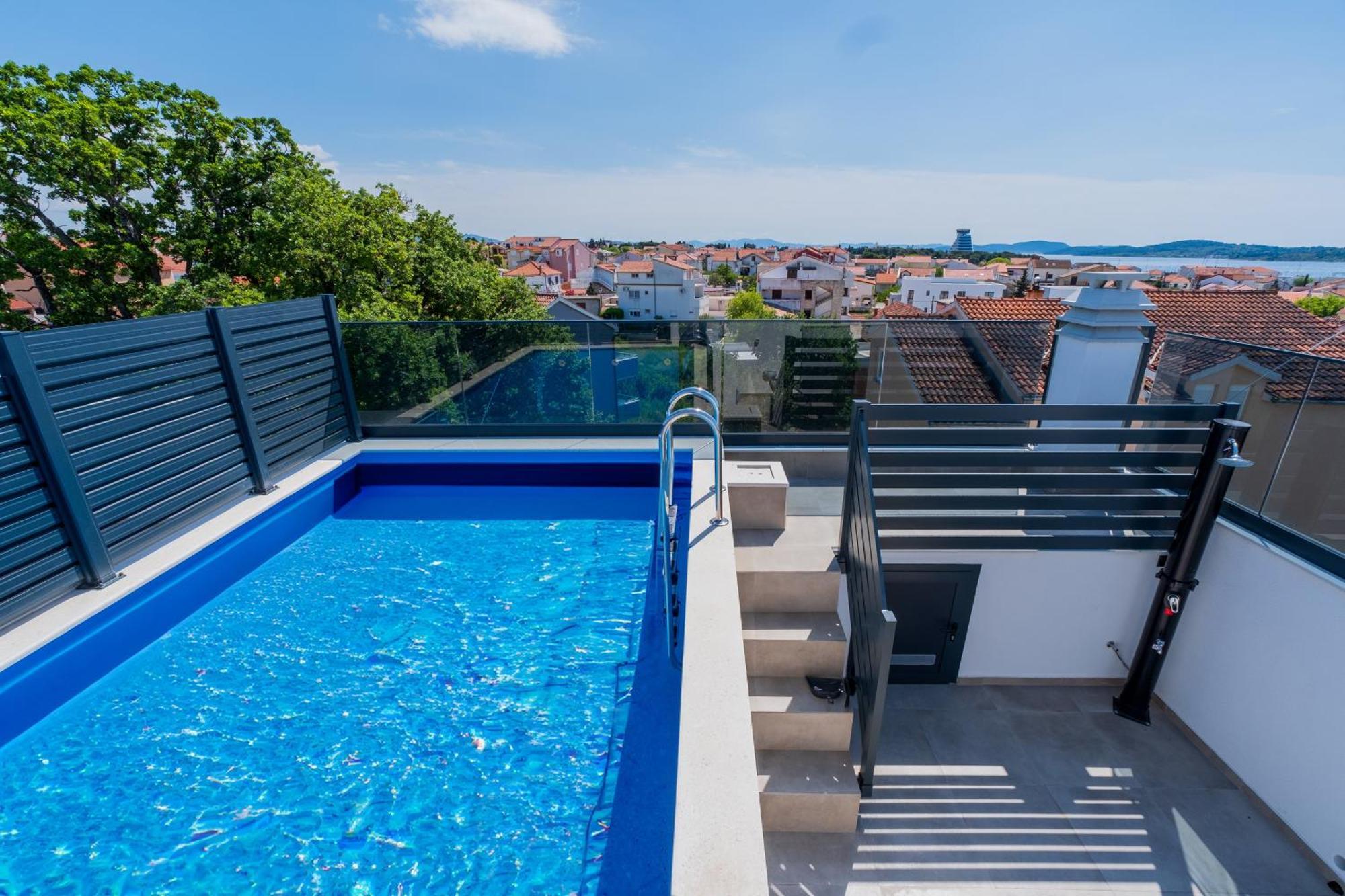 Three-Bedroom Premium Holiday Home Atmosfera With Private Pool&Sauna Vodice Exteriér fotografie